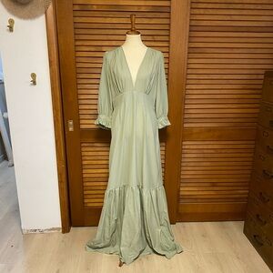 ASOS Sage Green Maxi Dress